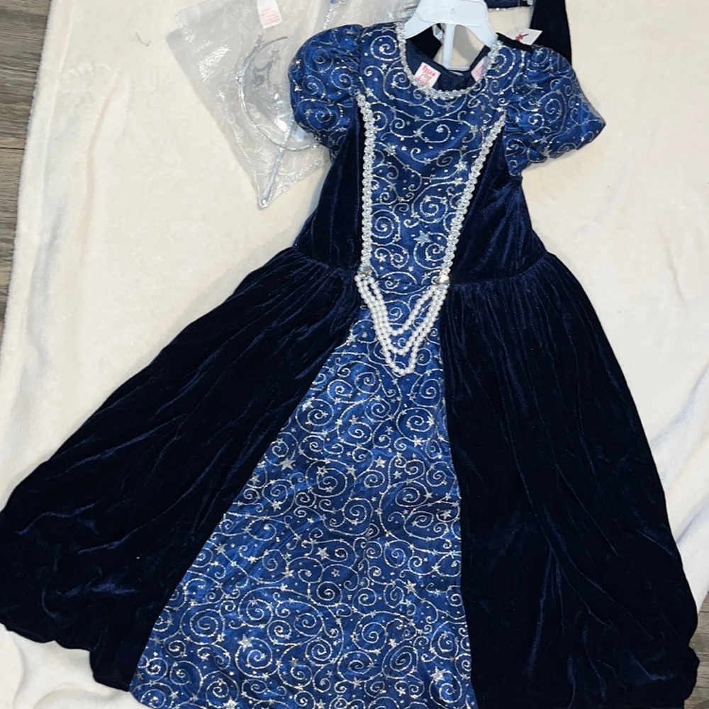 Kids brand new Princess dress with tags still on. Size 5